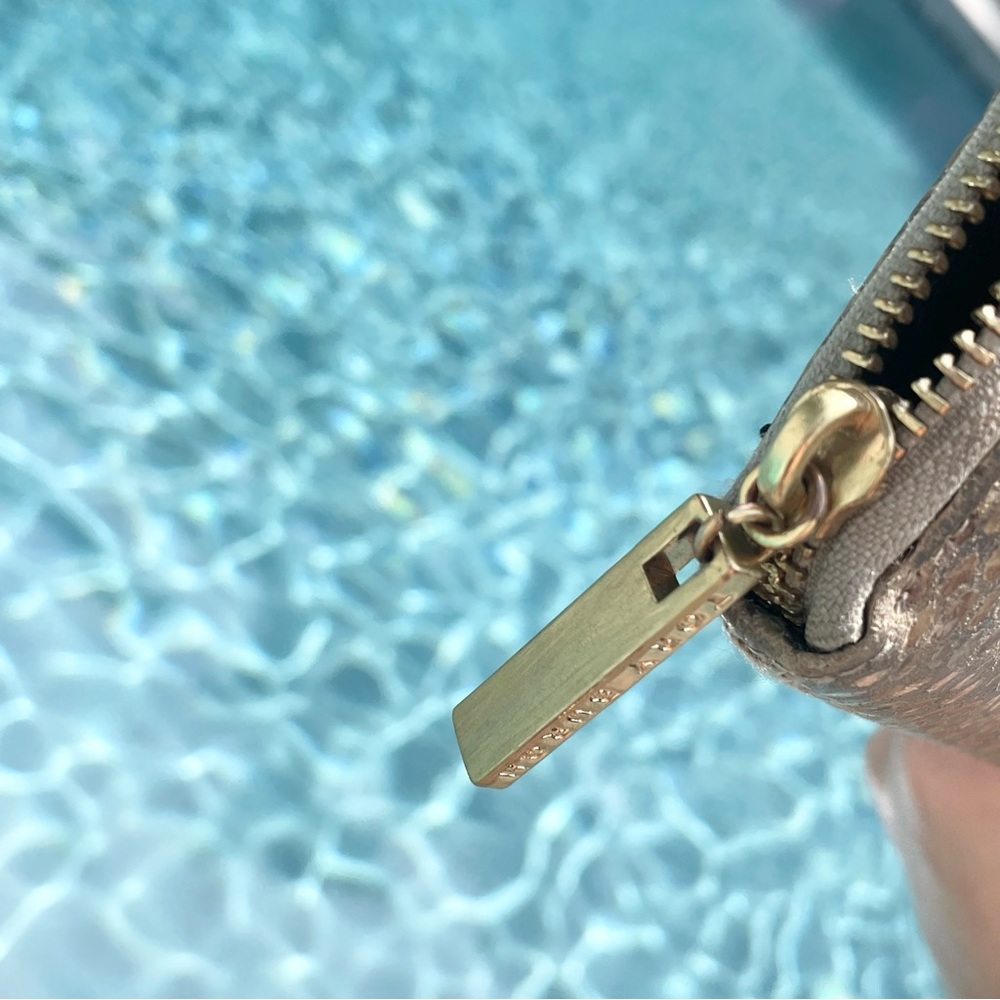 Tory Burch Python Continental Zip Wallet - Picture 5 of 9